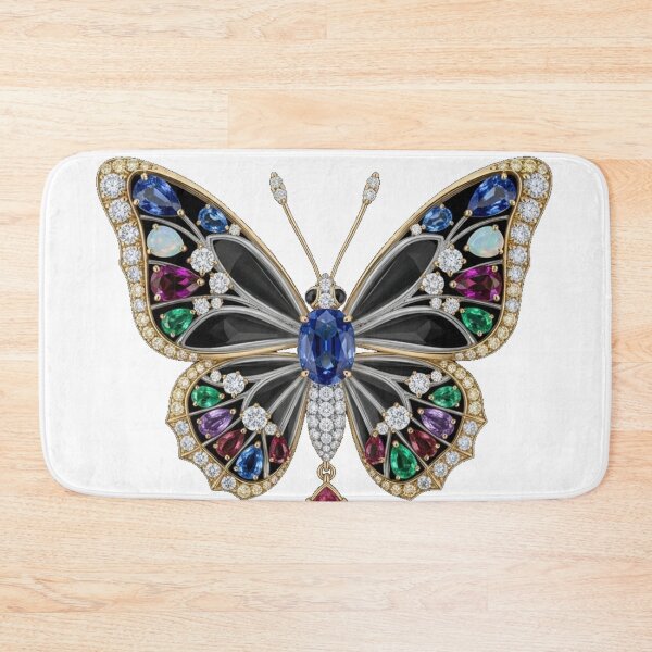 Item preview, Glamour Butterfly Brooch with Jewels and Diamonds designed and sold by MoreGlamour.