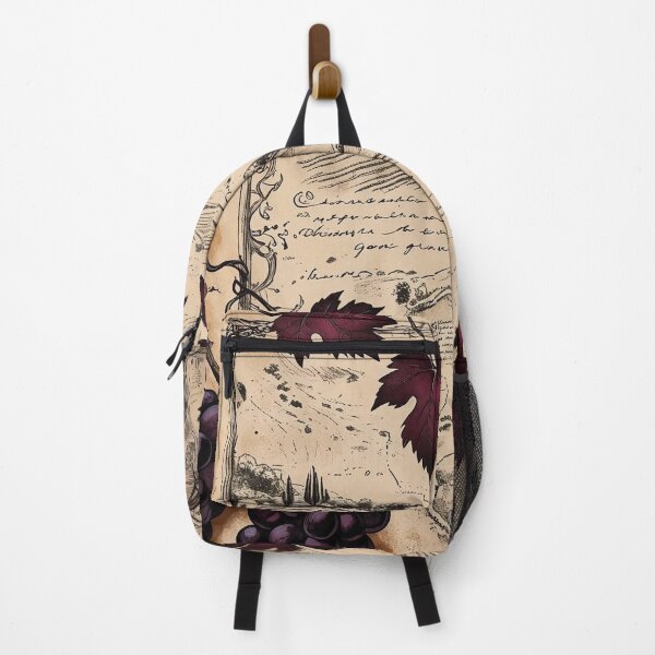 Item preview, The Vineyard Map – Notes in Wine and Leaf designed and sold by Deezyned.