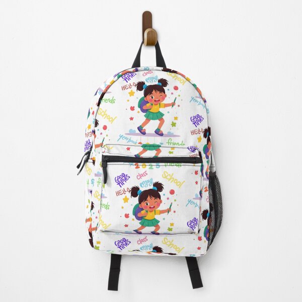Item preview, Happy Back to School Girl Illustration designed and sold by mayadesignshop.