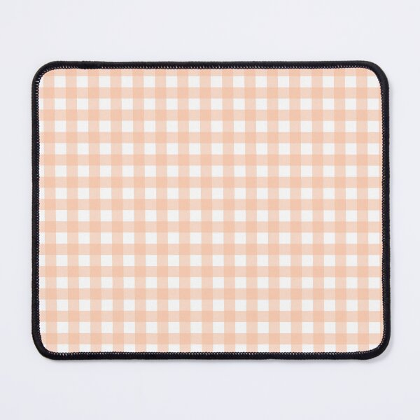 Item preview, Peach Fuzz Gingham – Sweet and Soft Pastel Peach designed and sold by ViDESIGN-Vita.