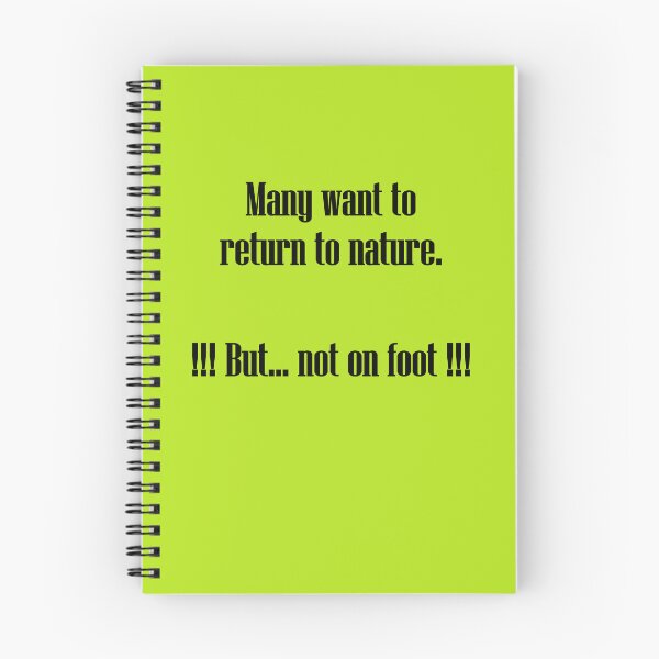 Item preview, Art by Mike Back to nature - but not on foot. Funny saying for climate activists and nature. designed and sold by allartbymike.