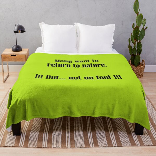 Item preview, Art by Mike Back to nature - but not on foot. Funny saying for climate activists and nature. designed and sold by allartbymike.