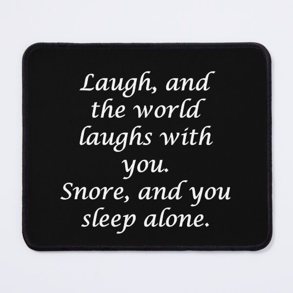 Item preview, Art by Mike Laughing and snoring together and lonely funny saying for girlfriend and boyfriend designed and sold by allartbymike.