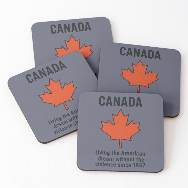 Item preview, Canada Living The American Dream Without The Violence designed and sold by HowToCanadian.