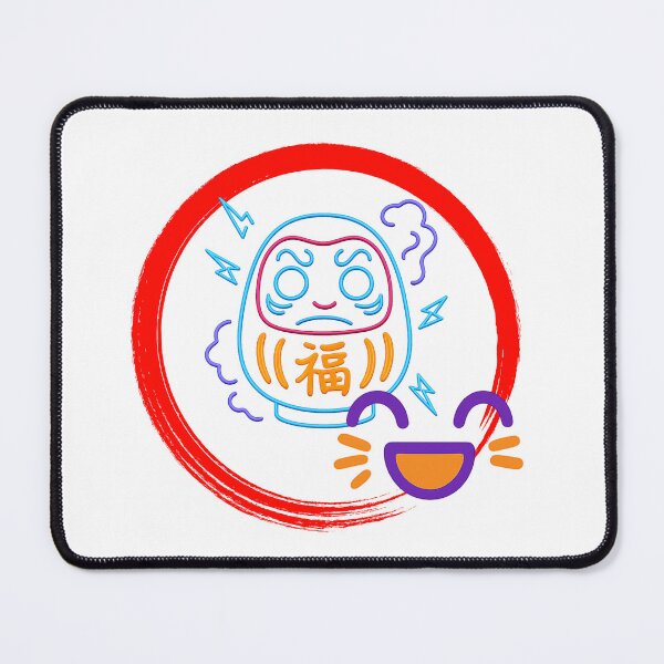 Item preview, Electric Daruma and Cosmic Smile designed and sold by KRISS DEL - STUDIO.