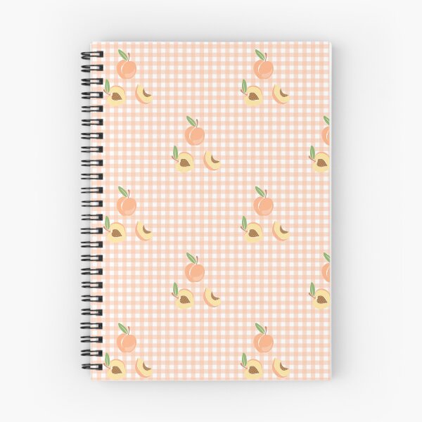 Item preview, Peach Fuzz Gingham Pattern Illustration – Sweet and Soft Pastel Peach designed and sold by ViDESIGN-Vita.