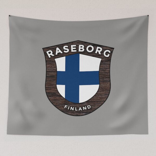 Item preview, Raseborg Finland Emblem Flag designed and sold by World Designs.