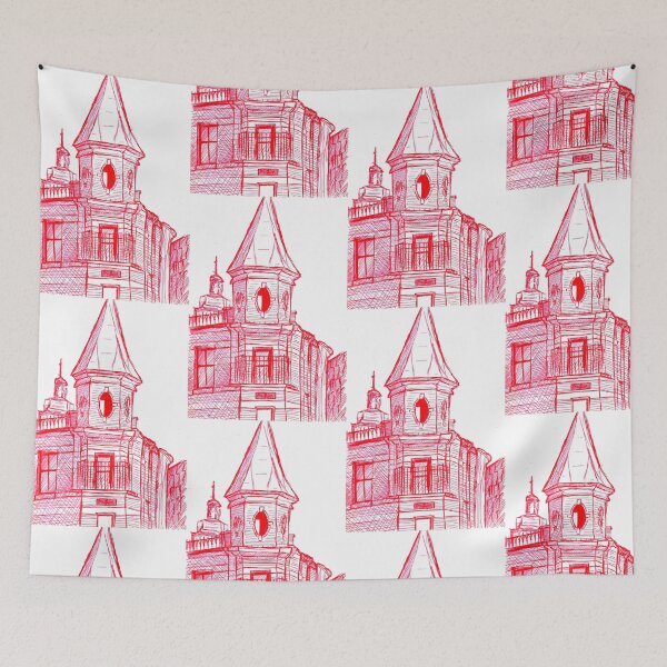 Item preview, Red Cork Building designed and sold by EstherProduction.