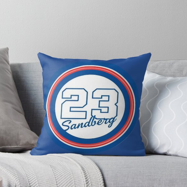 Aperçu de l'œuvre Maillot de baseball Ryne Sandberg 23, numéro 2, Chicago Cubs créée et vendue par smorfydesign.