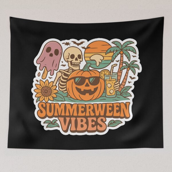 Item preview, Summerween Vibes – Retro Halloween Fun designed and sold by Hans-Design.