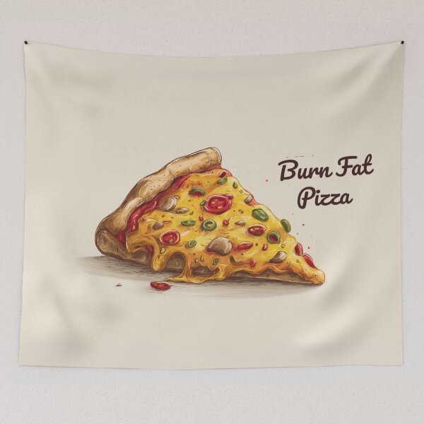 Item preview, Burn Fat Pizza  designed and sold by TomiMono.