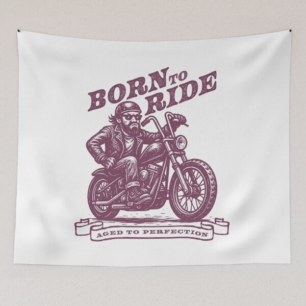 Item preview, Born to Ride, Aged to Perfection designed and sold by EdvvinStudios.