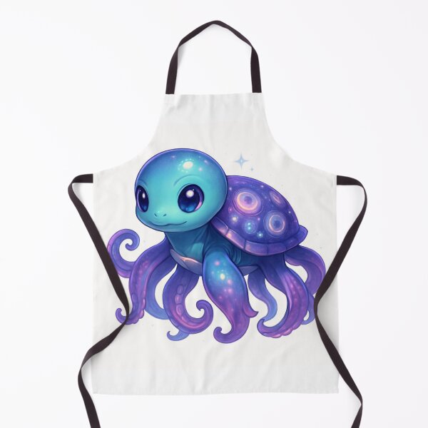 Item preview, Octo-Turtle – Cute Fantasy Sea Turtle Octopus Hybrid Illustration designed and sold by Huiflourish.