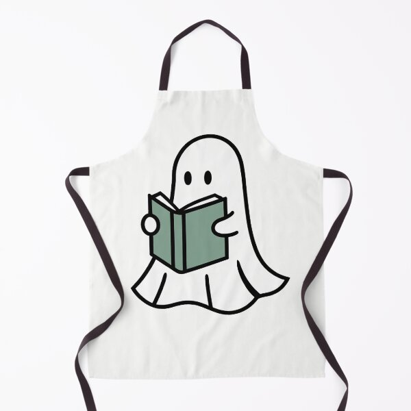Item preview, Cute Halloween Ghost Reading Books – Spooky Book Lover Gift for Readers & Librarians designed and sold by HalloweenGift.