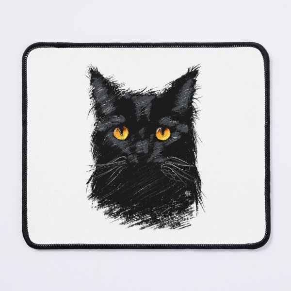 Item preview, The black cat designed and sold by MinimalUniverse.