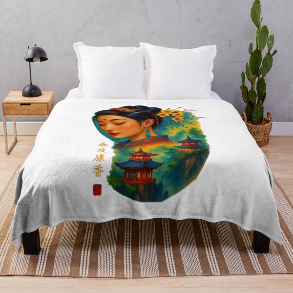 Item preview, "Spirit of Japan – Floral Beauty and Sacred Temples" designed and sold by CHRIST5000.