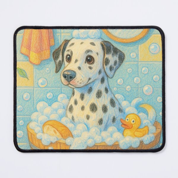 Item preview, Dalmatian Bubble Bath Time designed and sold by Itjung-Room.