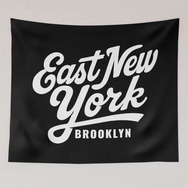 Item preview, East New York Typography - Brooklyn Hood Pride Art designed and sold by Boogosh.