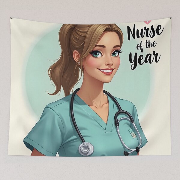 Item preview, Nurse of the year! designed and sold by Liekje39.