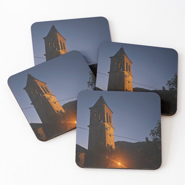 Item preview, church tower during sunset designed and sold by MarijaArt.