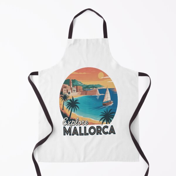 Item preview, Explore Mallorca Spain Vintage Travel Sticker Summer Vibes designed and sold by stickercuffs.