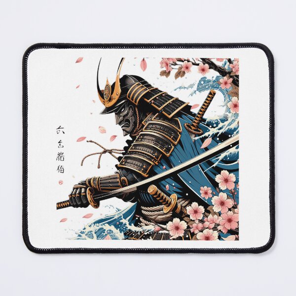 Item preview, Japanese samurai in the wave designed and sold by DigitalArtTK.