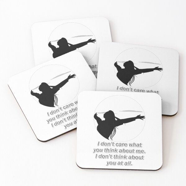 Item preview, Bold Attitude Quote – I Don’t Care What You Think About Me designed and sold by ArtsyExplorer.