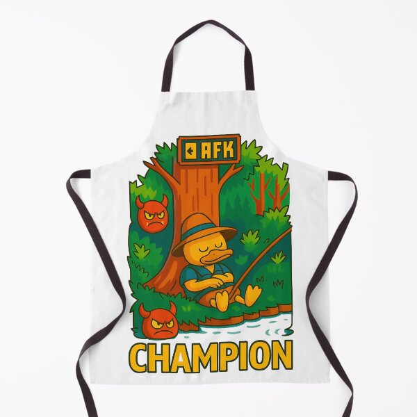Item preview, AFK Champion – Funny Sleeping Duck Fishing Gamer Design designed and sold by TeeTimeTreasure.