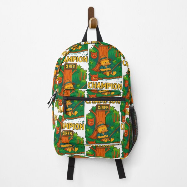 Item preview, AFK Champion – Funny Sleeping Duck Fishing Gamer Design designed and sold by TeeTimeTreasure.