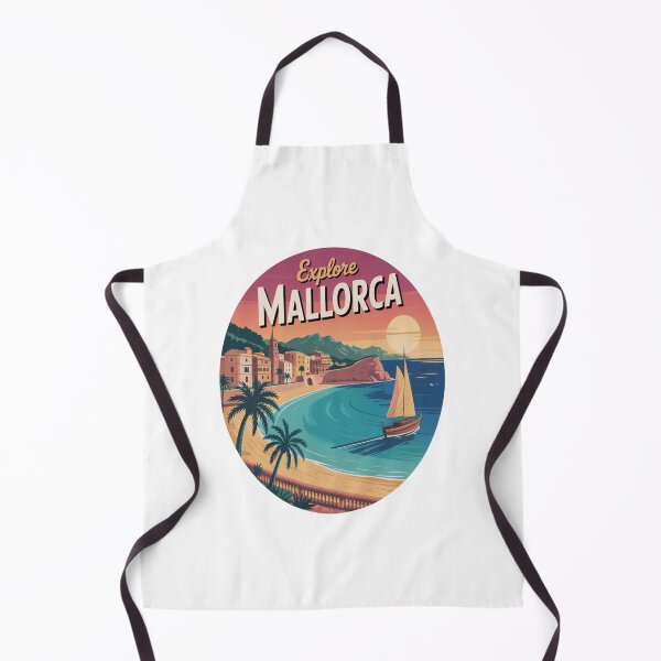 Item preview, Explore Mallorca Spain Vintage Travel Sticker Summer Vibes designed and sold by stickercuffs.