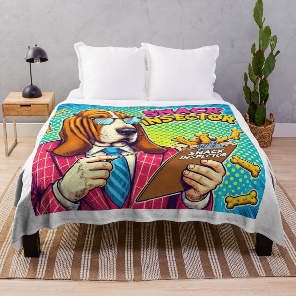 Item preview, Dapper Dog Snack Inspector in Action designed and sold by purrfectprints2025 .