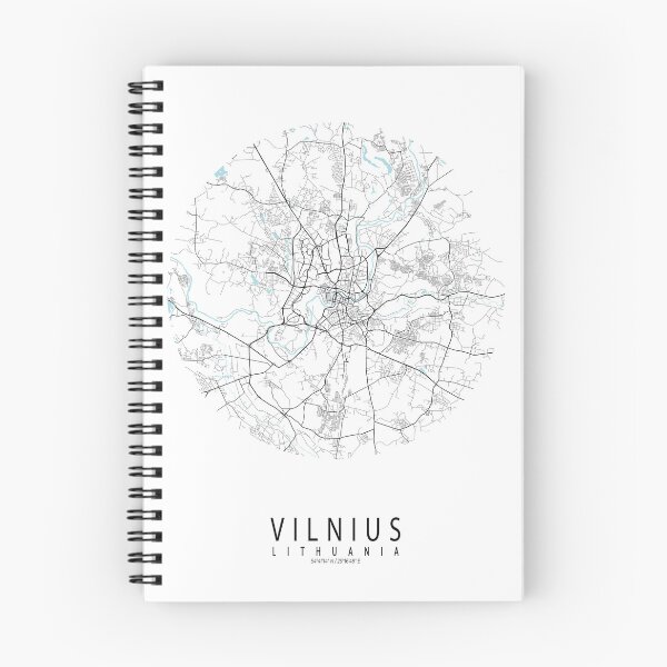 Item preview, Vilnius City Map of Lithuania - Circle designed and sold by deMAP.