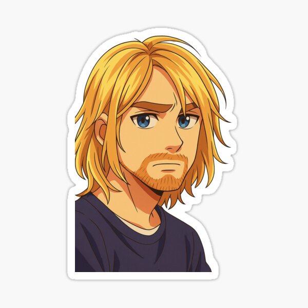Vista previa del artículo con la obra «Kurt Cobain Nirvana», diseñado y vendido por CAUSANOSTAL.