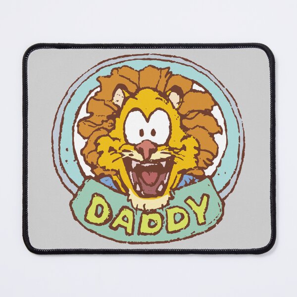 Item preview, Funny Lion Daddy Cartoon - Blue Edition designed and sold by DW_create.