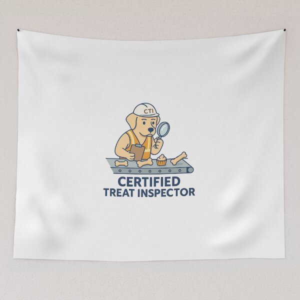 Item preview, Certified Treat Inspector - Dog designed and sold by The-RoseStudios.