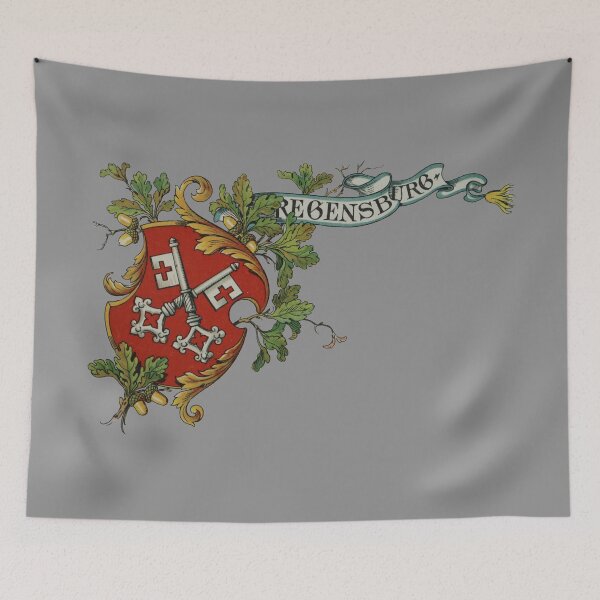 Item preview, Art by Mike Digital motif REGENSBURG with oak leaves designed and sold by allartbymike.