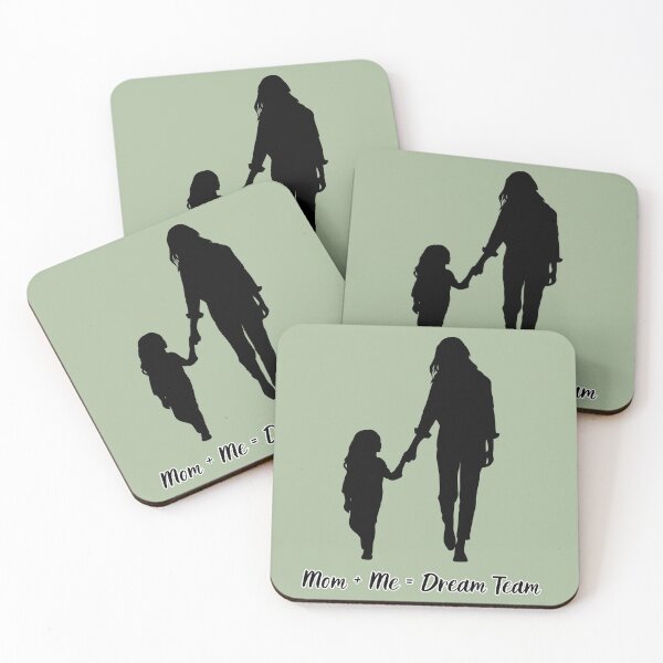 Item preview, Mom + Me = Dream Team | Personalized Mom & Child Gift | Family Love Shirt designed and sold by Mintiko2.