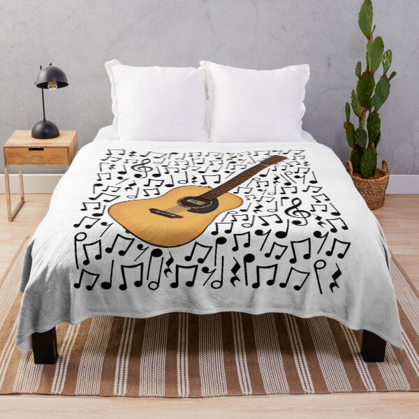 Item preview, Acoustic Guitar Musical Notes Guitarist Music Teacher Musician designed and sold by doodlerob.