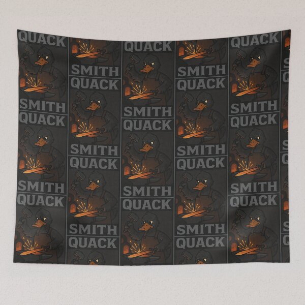 Item preview, Quack Smith – Funny Duck Blacksmith Forging Sword designed and sold by TeeTimeTreasure.