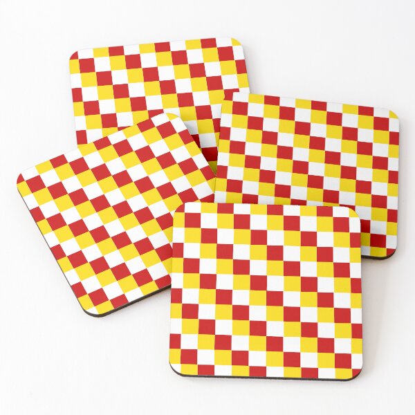 Item preview, Checker pattern with Barcelona City Spain flag colour designed and sold by santoshputhran.