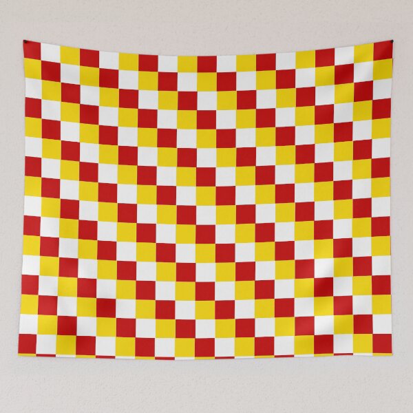 Item preview, Checker pattern with Barcelona City Spain flag colour designed and sold by santoshputhran.