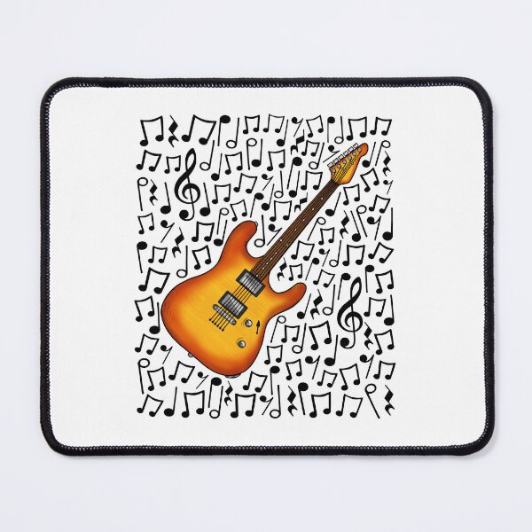 Item preview, Electric Guitar Musical Notes Guitarist Music Teacher Musician designed and sold by doodlerob.