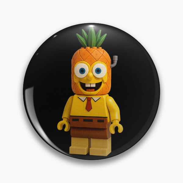 Item preview, Personaje de ladrillo con cabeza de piña LEGO designed and sold by ProShoper24®.