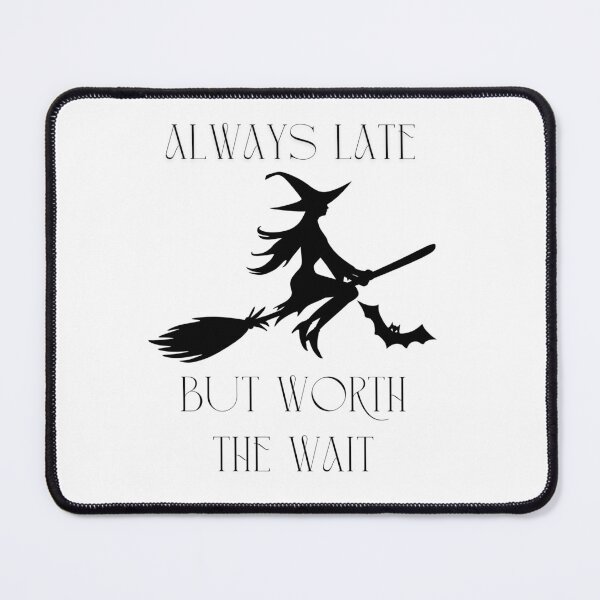 Item preview,  Always Late but Worth the Wait – Witchy Time Charm designed and sold by Aloor.