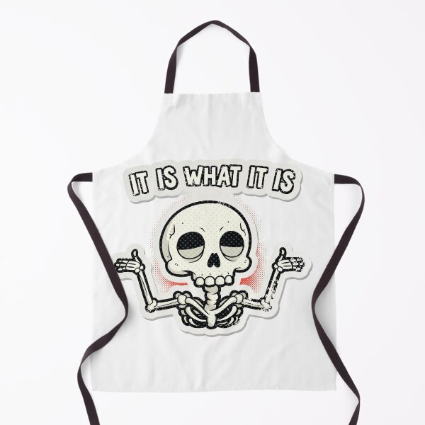 Item preview, It Is What It Is – Grunge Comic Skull Sticker designed and sold by 001Haiba.