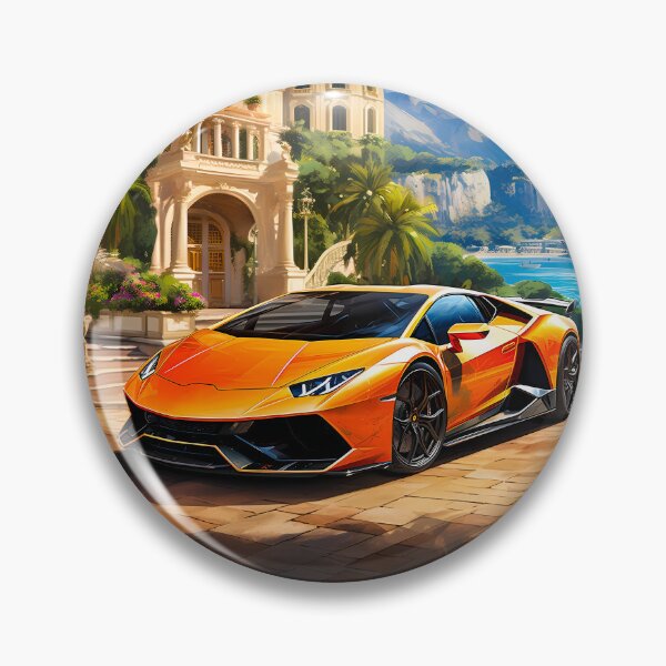 Item preview, Vibrant Orange Sports Car by Grand Italian Villa designed and sold by RevUpDesign.