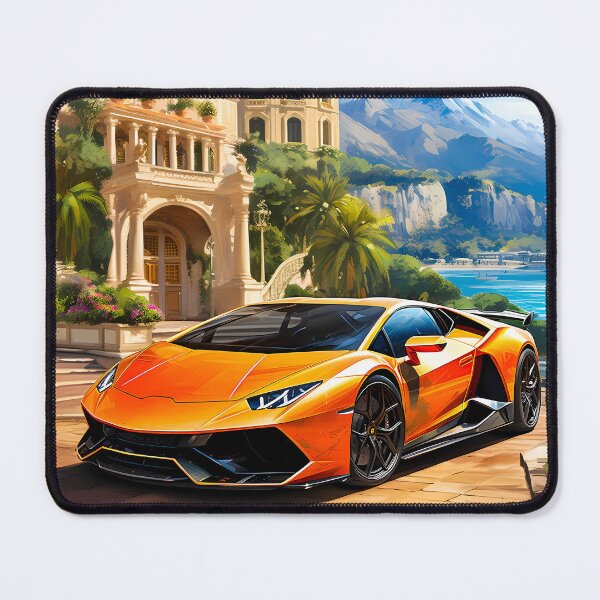Item preview, Vibrant Orange Sports Car by Grand Italian Villa designed and sold by RevUpDesign.