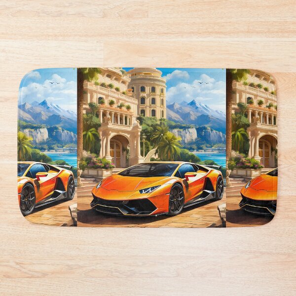 Item preview, Vibrant Orange Sports Car by Grand Italian Villa designed and sold by RevUpDesign.