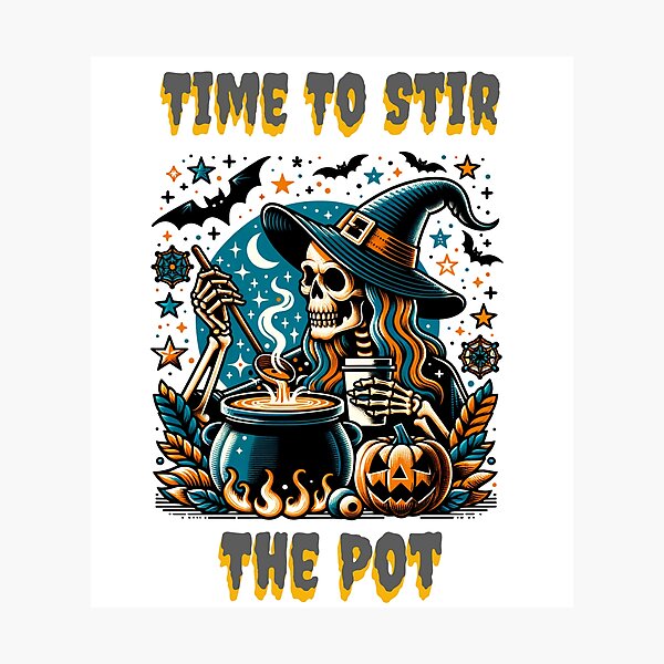 Item preview, Time To Stir The Pot Witches Brew  designed and sold by Conjuredmermaid.
