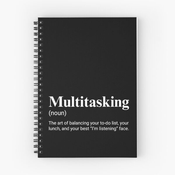 Item preview, Multitasking Funny Job Working Definition designed and sold by CuteLovelyDesigns.